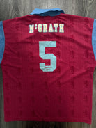 Original Reebok Aston Villa 1995/1996 Home Shirt McGRATH 5 Mens Large0