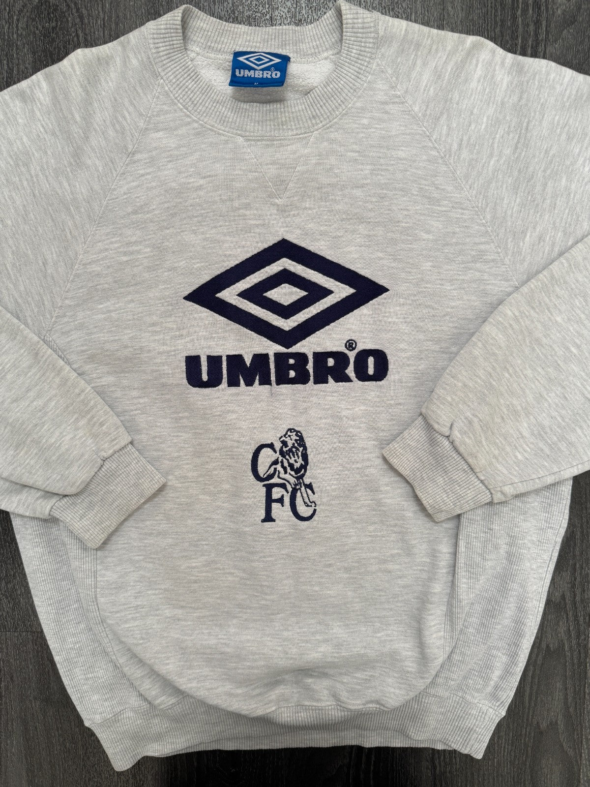 Original Umbro Chelsea 1990s Training Jumper Sweatshirt Mens Medium0