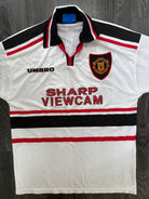 Original Authentic Umbro Manchester United 1997/1998 Away Shirt Mens Medium0