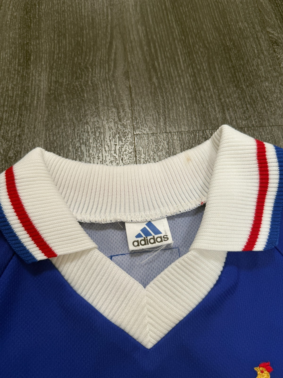 Original Authentic Adidas France 1998 Home Shirt Mens Medium2