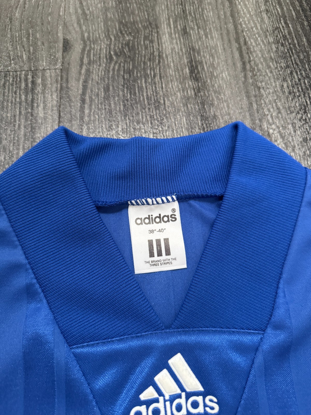 Original Adidas France 1992 Home Shirt Mens Medium M2