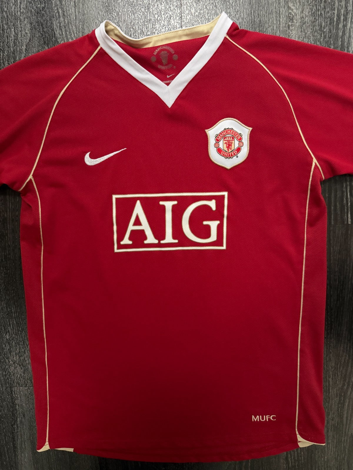 Original Nike Manchester United 2006/2007 Home Shirt Youth 13150