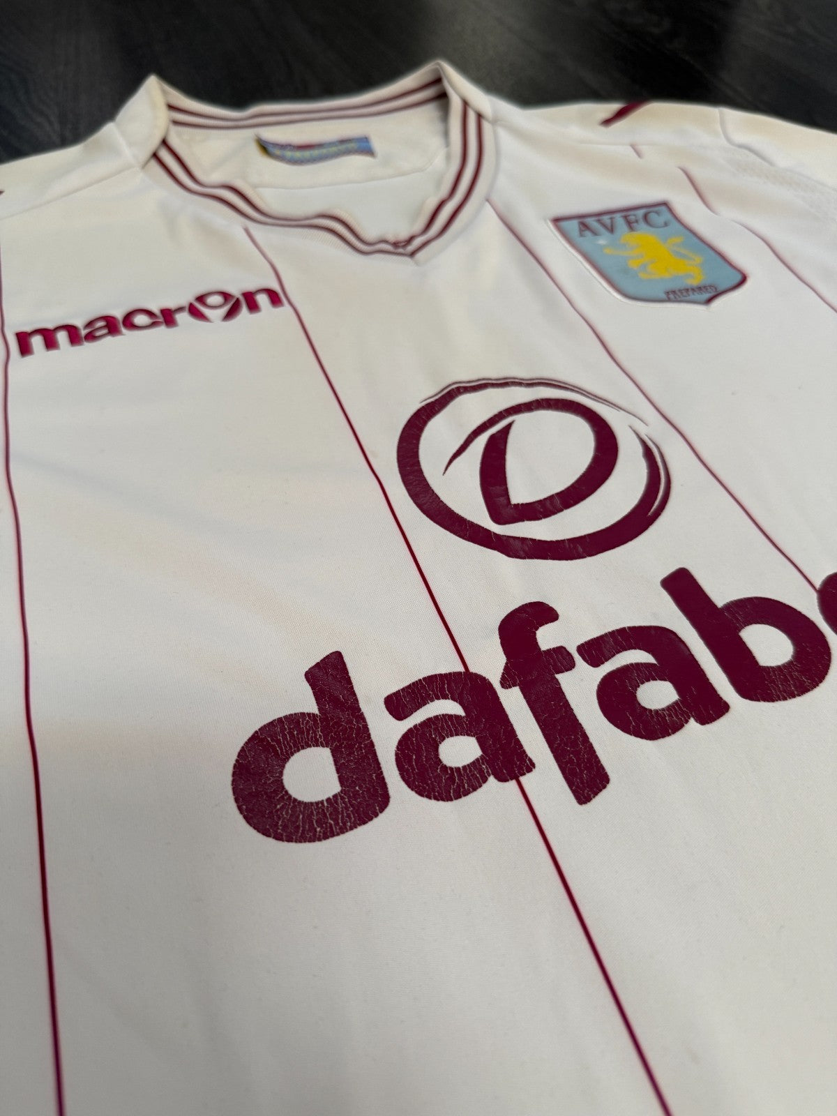 Original Authentic Macron Aston Villa 2014/2015 Away Shirt Mens 3XL XXXL5