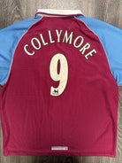 Original Reebok Aston Villa 1998/1999 Home Shirt COLLYMORE 9 Mens XXL 2XL0