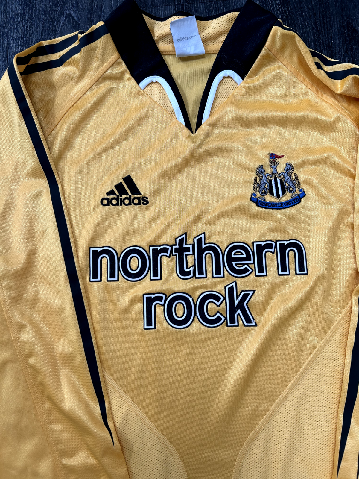 Authentic Adidas Newcastle United 2004/2005 Third Shirt Long Sleeve Mens Small1