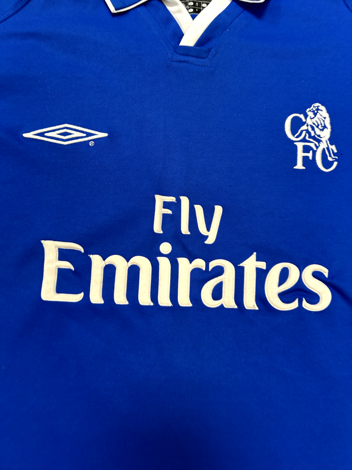 Original Authentic Umbro Chelsea 2001/2002 Home Shirt Mens Extra Large1