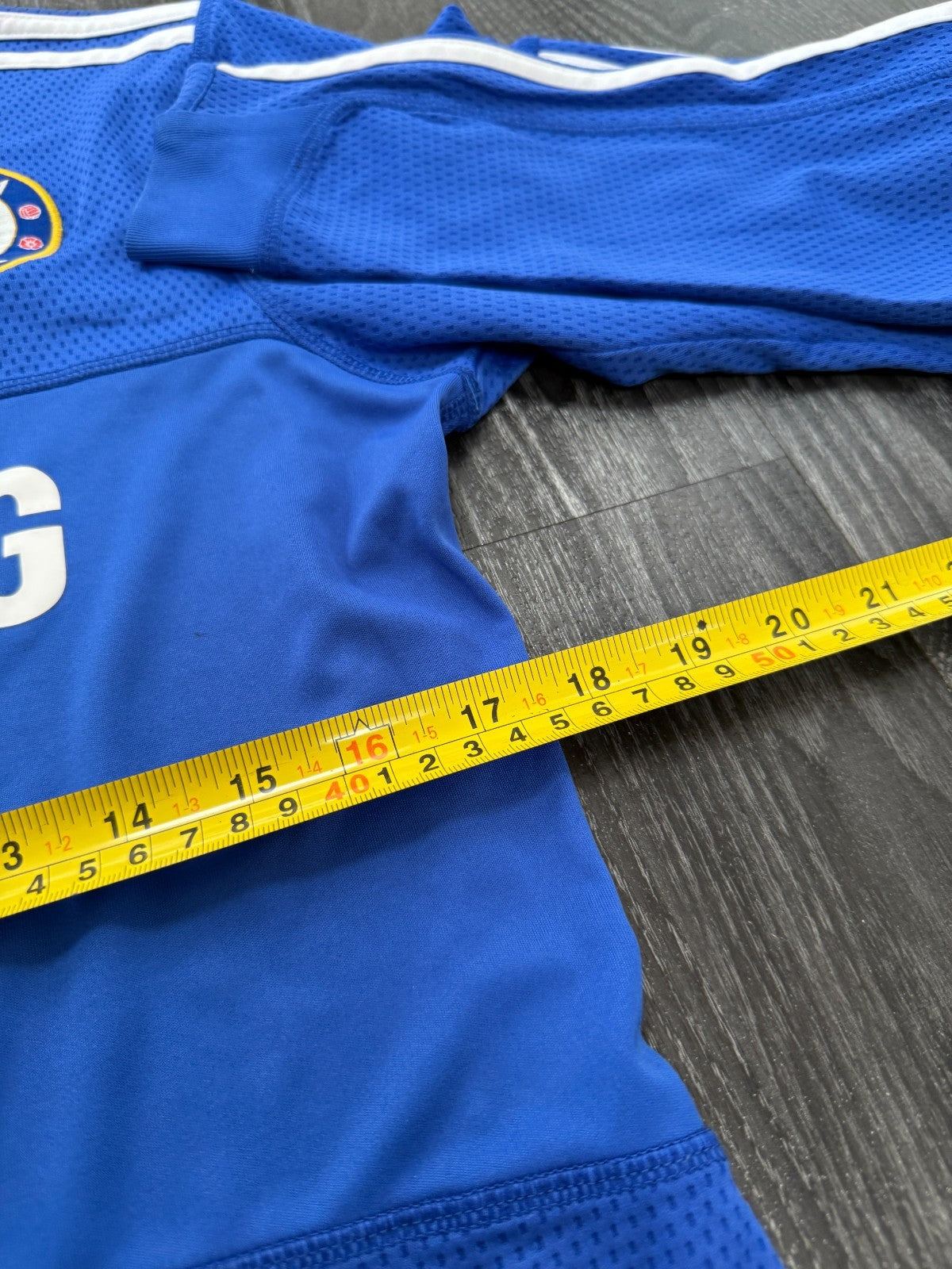 Original Adidas Chelsea 2009/2010 Long Sleeve Home Shirt Mens Small5