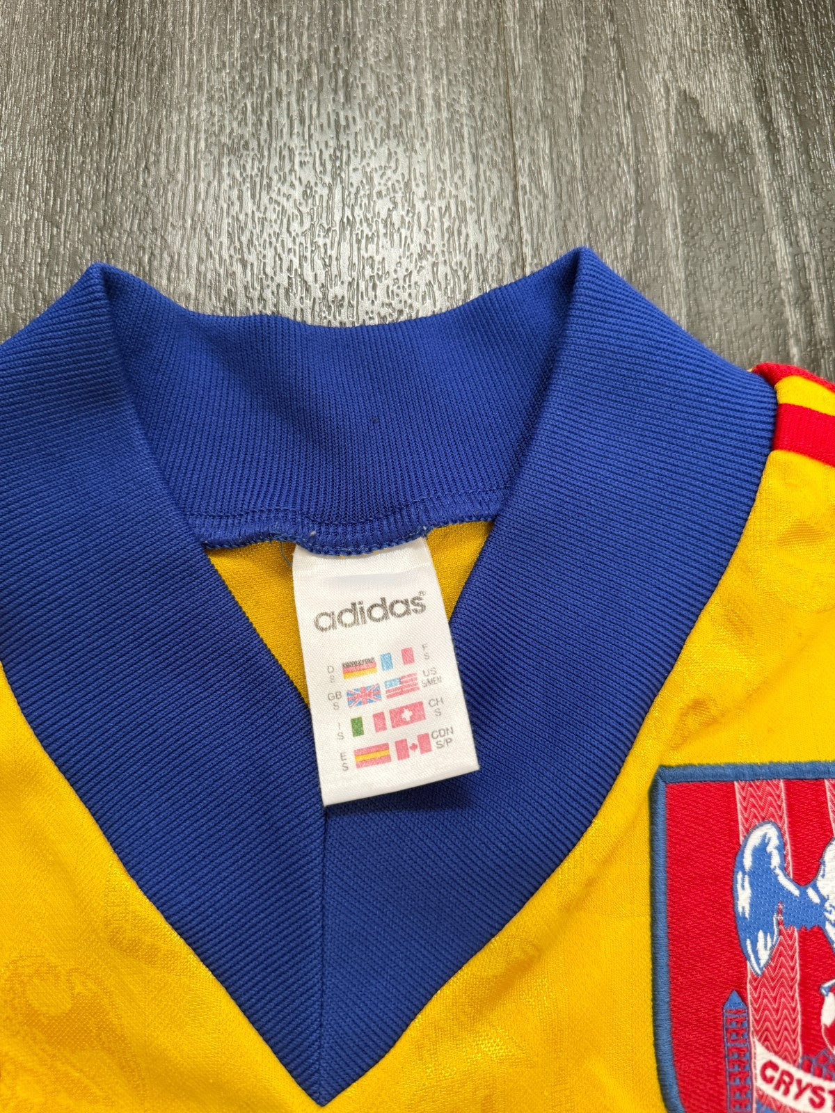 Original Authentic Adidas Crystal Palace 1997/1998 Away Shirt Mens Small2