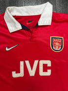 Original Nike Arsenal 1998/1999 Home Shirt ADAMS 6 Mens Small2