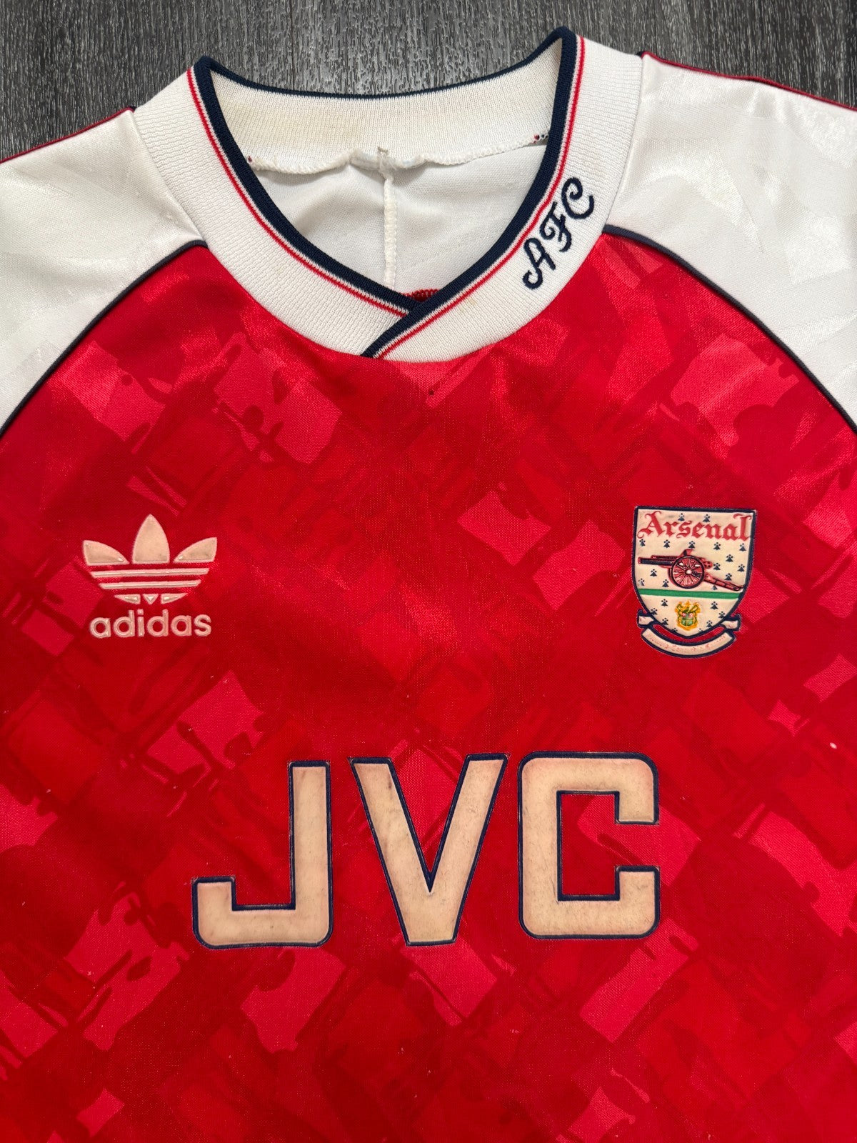 Original Adidas Arsenal 1990/1991 Home Shirt Mens Medium1