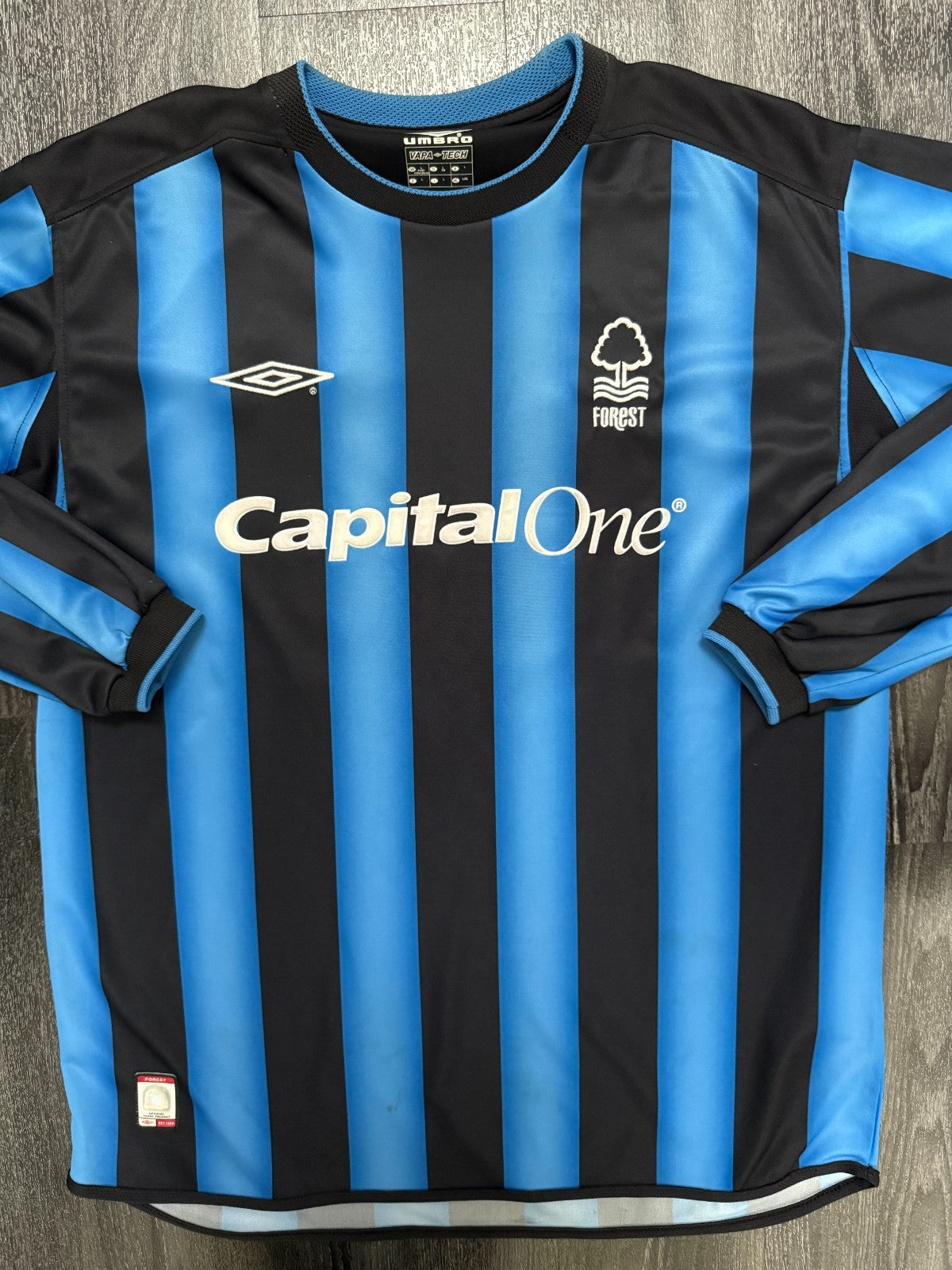 MATCH WORN Nottingham Forest 2003/2004 Long Sleeve Third Shirt BARMBY 36 Large2