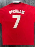 Original Umbro Manchester United 1998/1999 Home Shirt BECKHAM 7 Mens XXL 2XL0