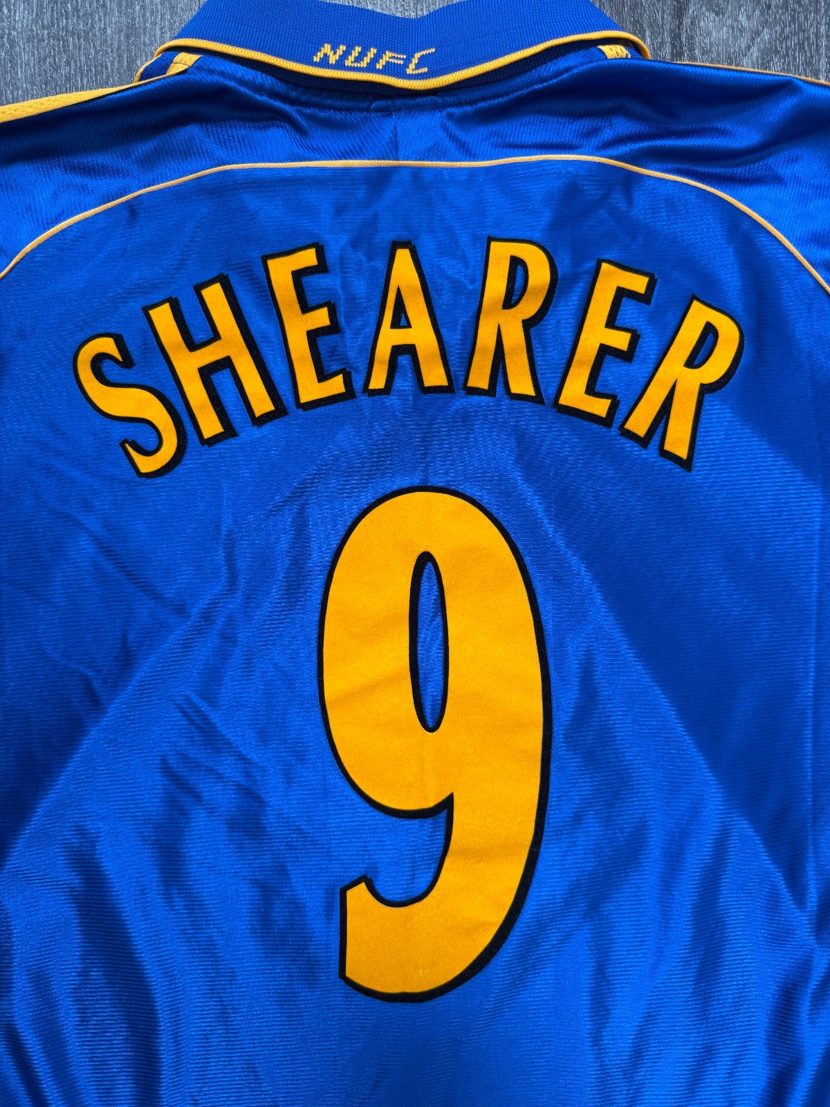 Original Adidas Newcastle United 1998/1999 Away Shirt SHEARER 9 Mens XXL 2XL1