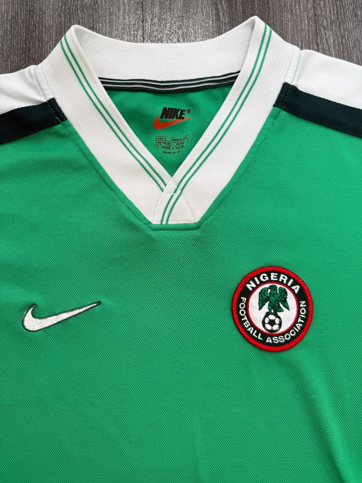 Original Authentic Nike Nigeria 1998 Home Shirt Mens Small1
