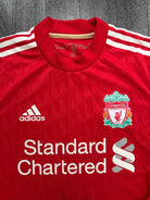 PLAYER ISSUE Original Adidas Liverpool 2010/2011 Long Sleeve Home Shirt Mens M1