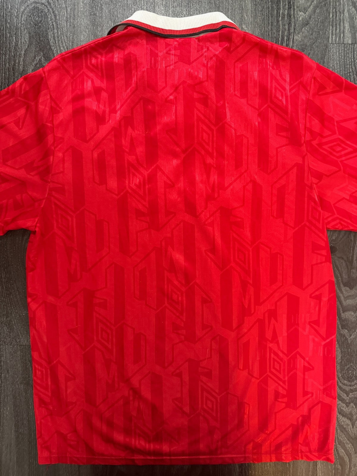 Original Umbro Manchester United 1992/1993 Home Shirt Mens Extra Large6