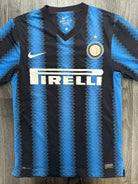 Original Authentic Nike Inter Milan 2010/2011 Home Shirt Mens Small0