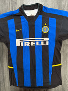 Original Authentic Nike Inter Milan 2002/2003 Home Shirt Mens Small0