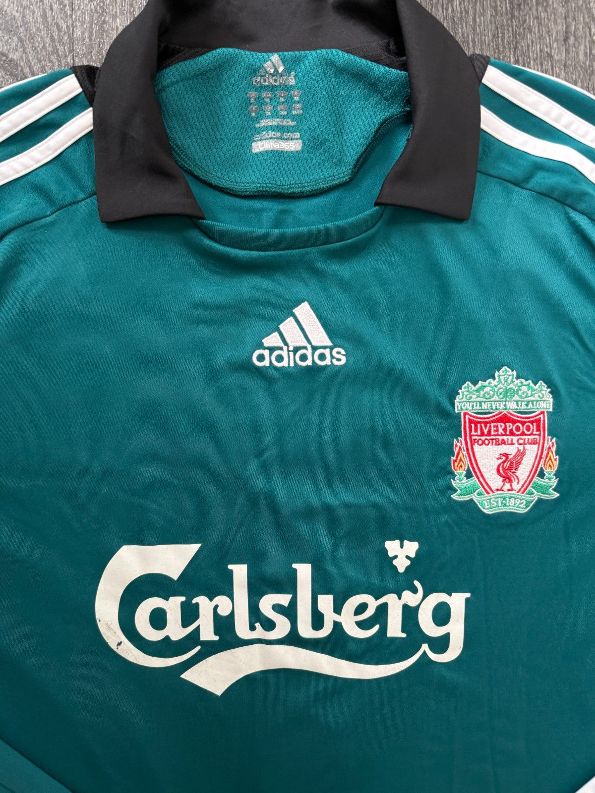 Adidas Liverpool 2008/2009 Long Sleeve Third Shirt AGGER 5 Mens Extra Large2