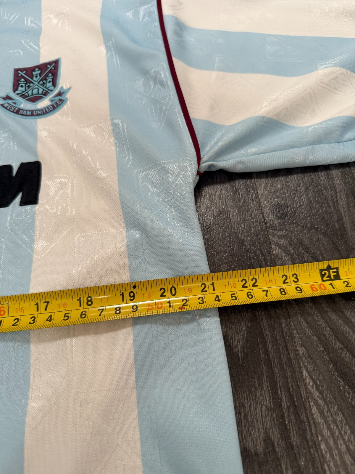 Original Bukta West Ham United 1992/1993 Away Shirt Mens Medium M7