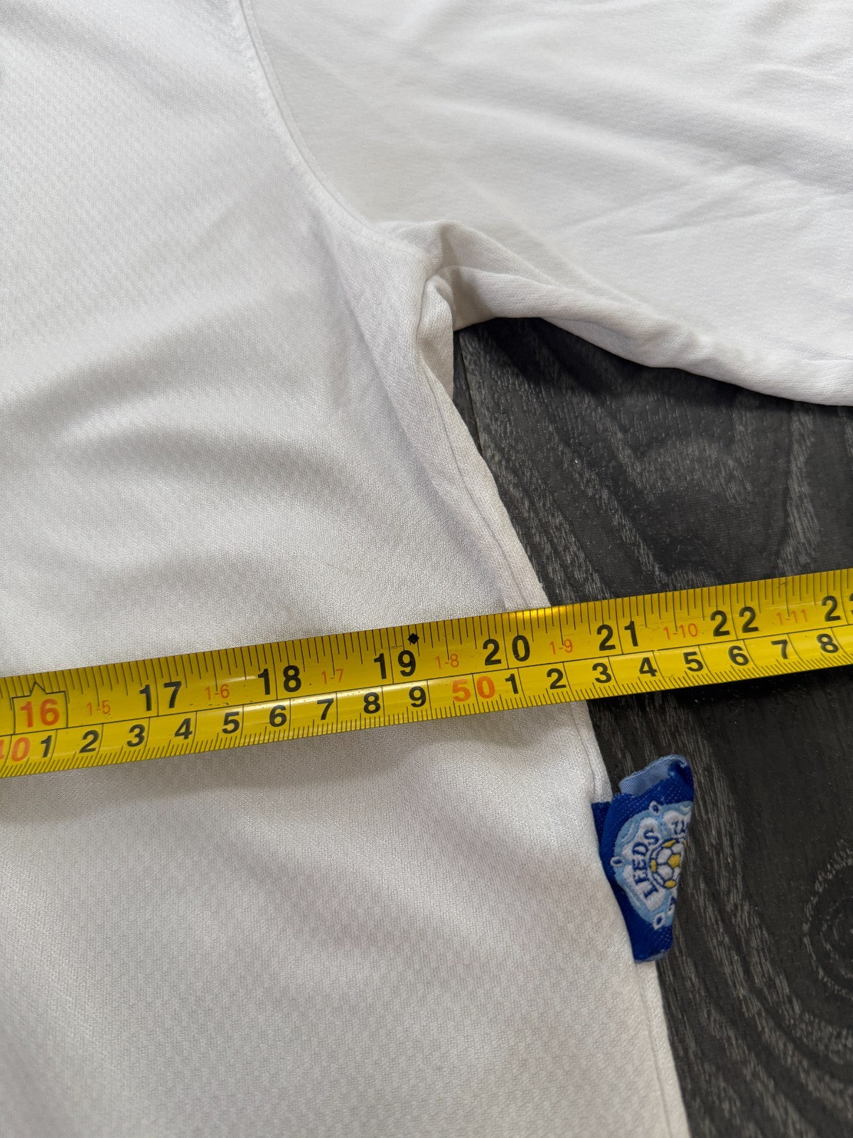 Original Authentic ASICS Leeds United 1995/1996 Home Shirt Mens Large6