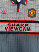Original Authentic Umbro Manchester United 1995/1996 Away Shirt 2XL Mens1