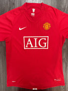 Original Nike Manchester United 2007/2008 Home Shirt Mens Medium0