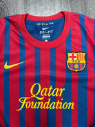 Original Authentic Nike Barcelona 2011/2012 Long Sleeve Home Shirt Mens Large2