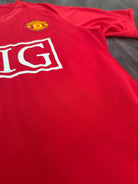 Original Nike Manchester United 2007/2008 Home Shirt Mens Medium7