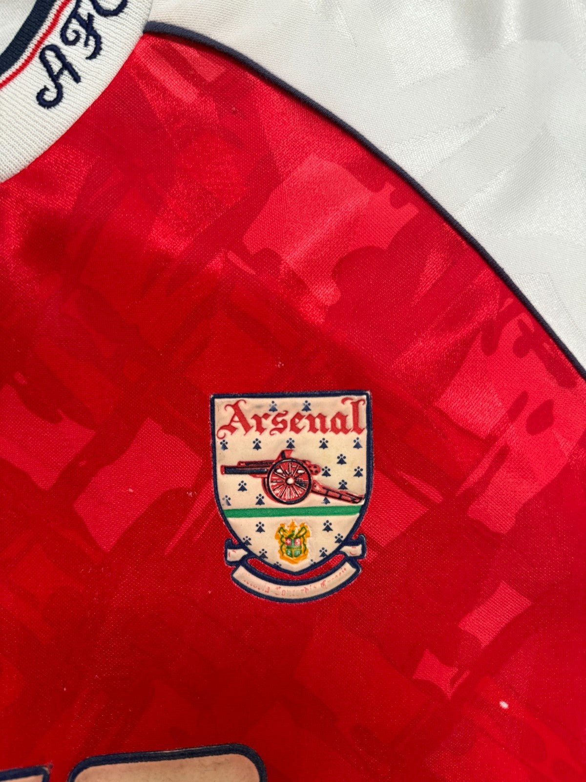 Original Adidas Arsenal 1990/1991 Home Shirt Mens Medium5