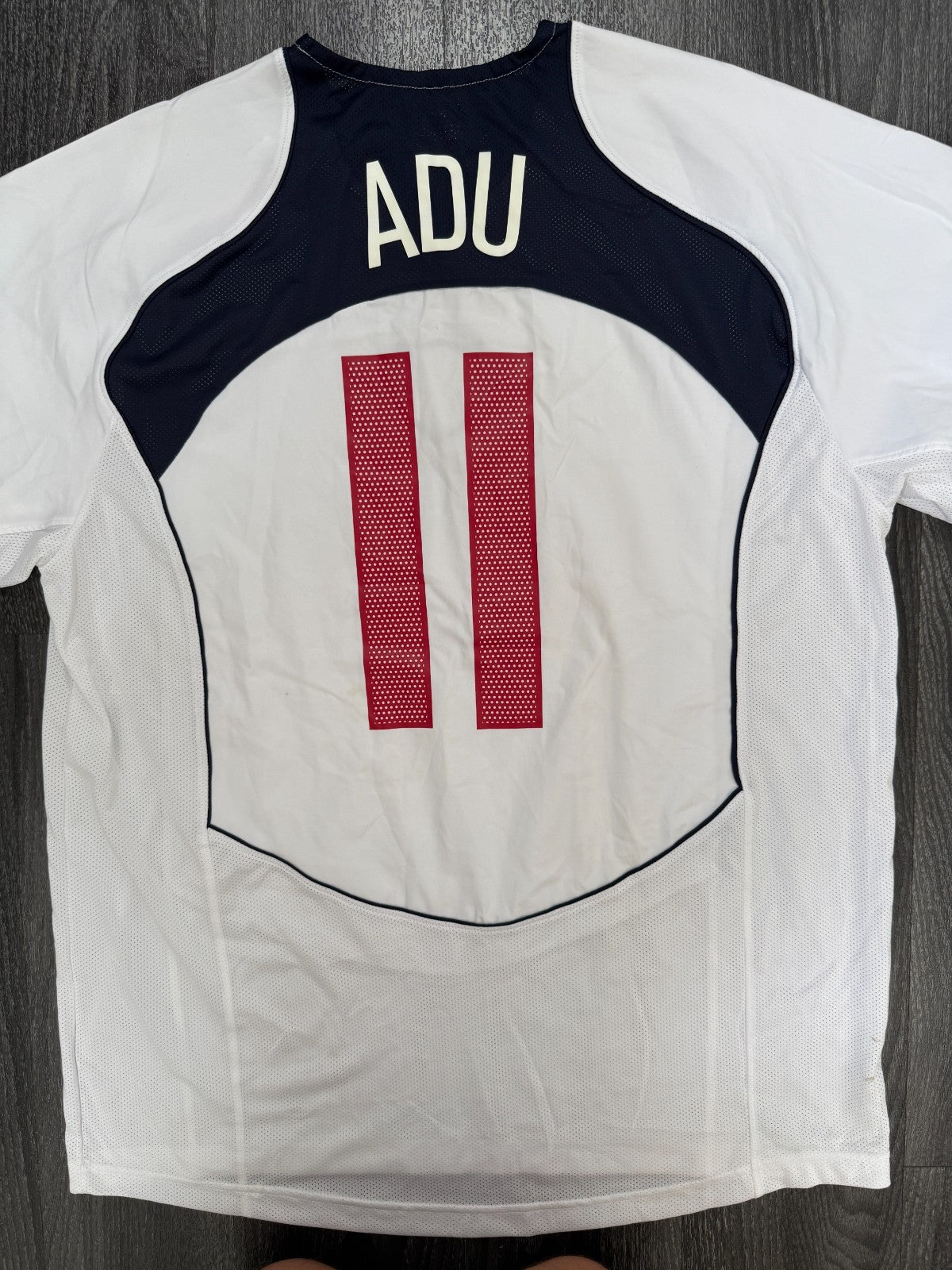 Original Authentic Nike USA FC 2004 Home Shirt ADU 11 Mens Large0