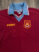 Original PONY West Ham United 1997/1998 Home Shirt Mens Large1