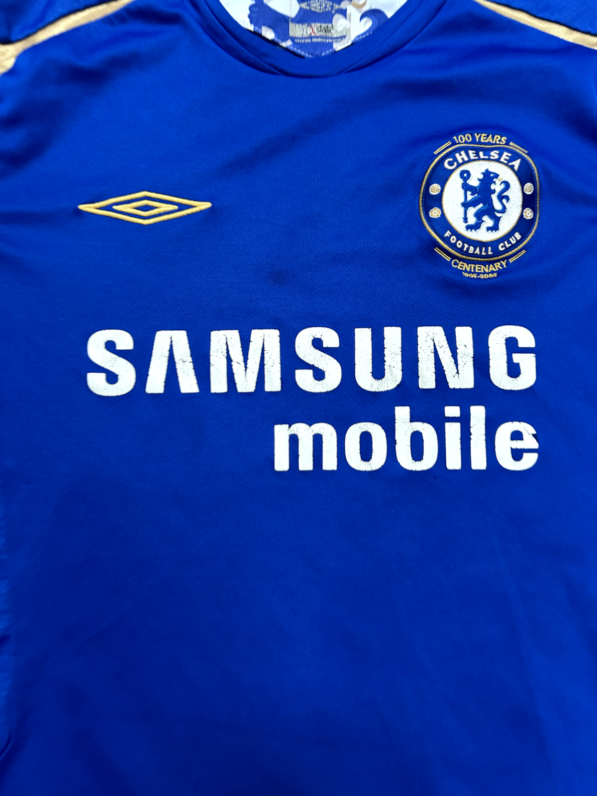 Original Authentic Umbro Chelsea 2005/2006 Home Shirt Mens Medium1