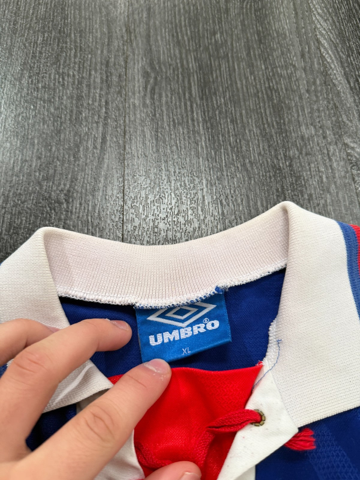 Original Umbro Ipswich 1992/1993 Home Shirt Mens Extra Large XL3