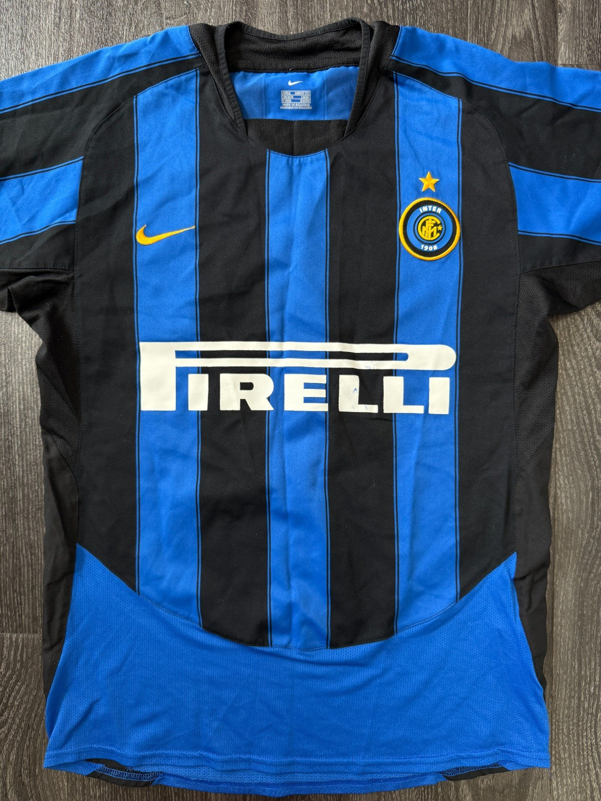 Original Authentic Nike Inter Milan 2002/2003 Home Shirt Mens Small0