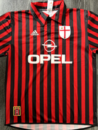 Original Authentic Adidas AC Milan 1999/2000 Centenary Home Shirt Mens Large0