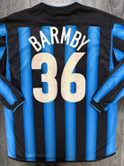 MATCH WORN Nottingham Forest 2003/2004 Long Sleeve Third Shirt BARMBY 36 Large0