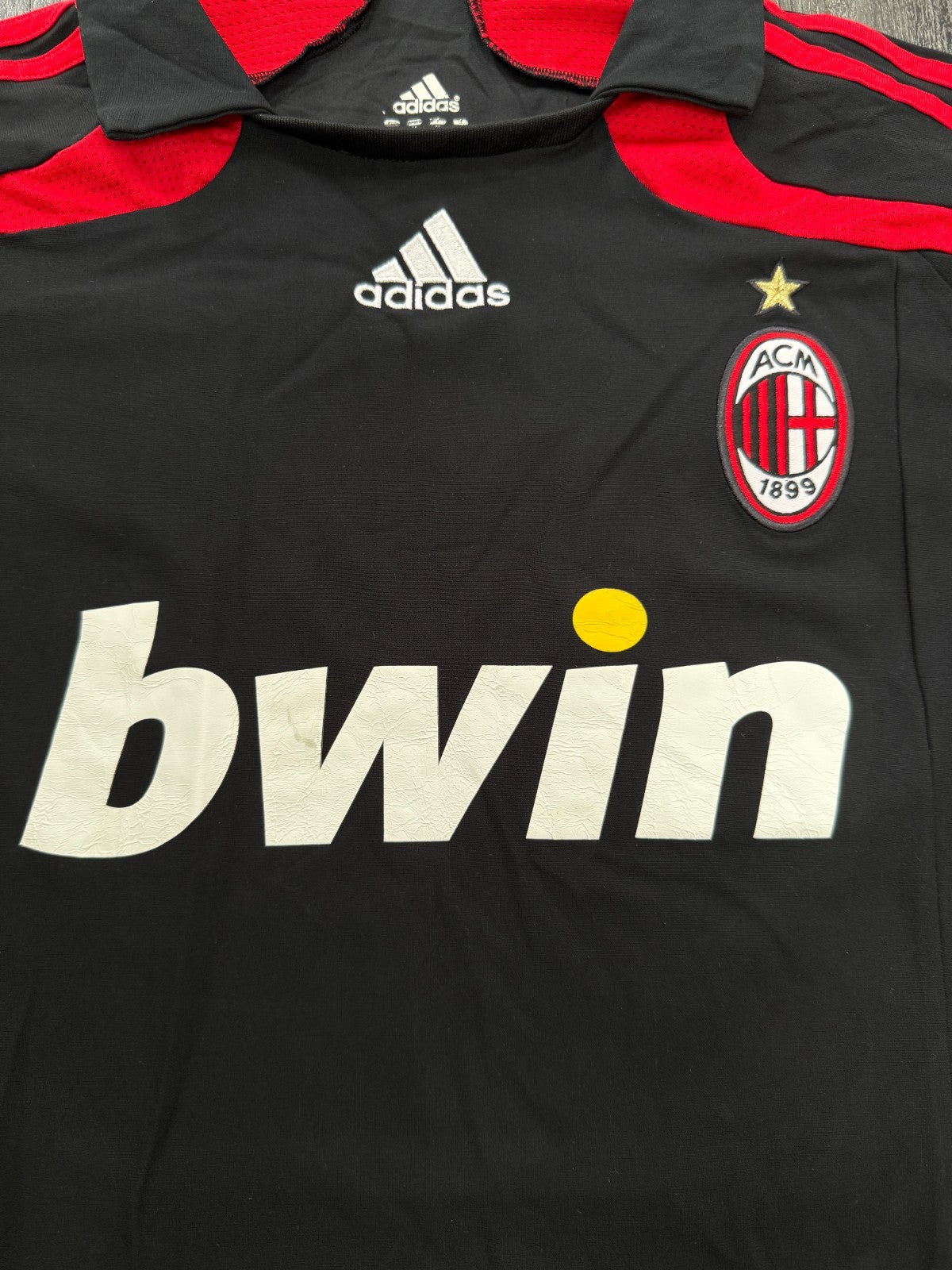Original Authentic Adidas AC Milan 2007/2008 Third Shirt Mens Medium2