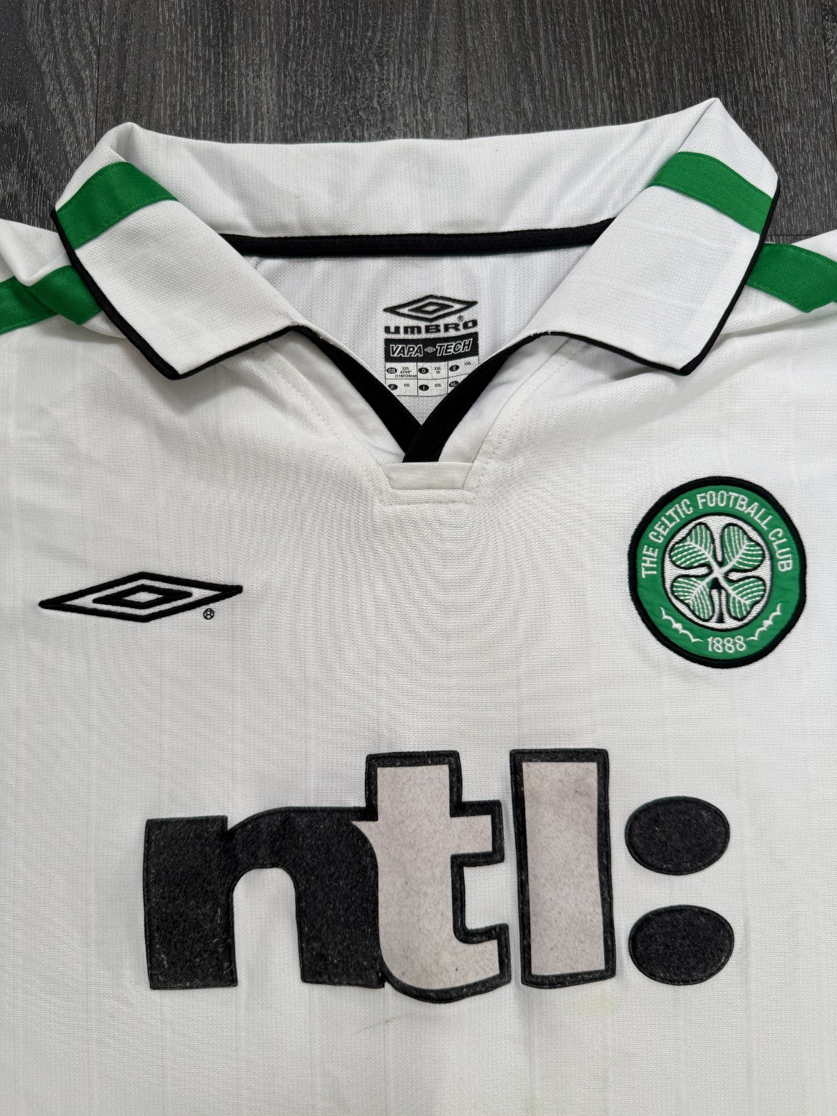 Original Authentic Umbro Celtic 2001/2002 Away Shirt Mens XXL 2XL1