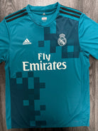 Original Adidas Real Madrid 2017/2018 Third Shirt Mens Large L0