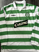 Authentic Umbro Celtic 2004/2005 Home Shirt Long Sleeve Mens Extra Large0