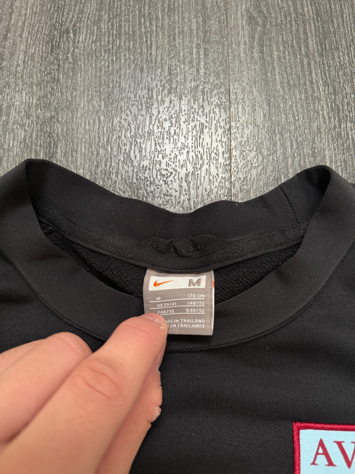 Original Nike Aston Villa 2008/2009 Training Jumper Mens Medium2