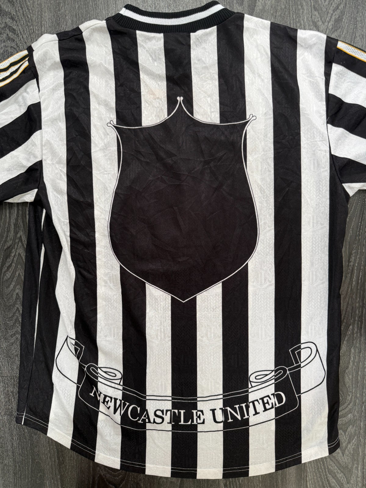 Original Authentic Adidas Newcastle United 1997/1998 Home Shirt Mens Extra Large9