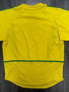 Original Authentic Nike Brazil Brasil 2002 Home Shirt Mens Large6