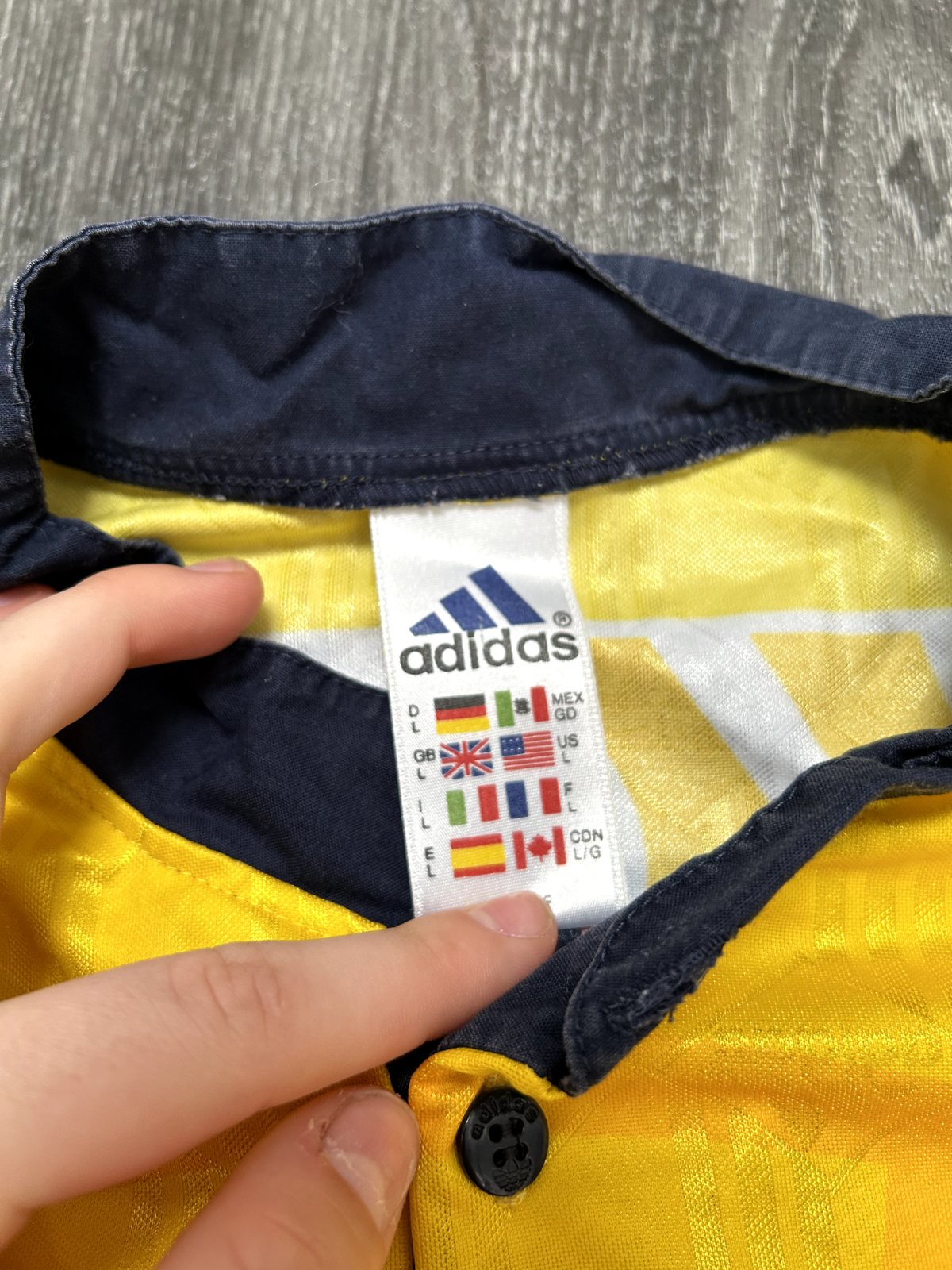 Original Authentic Adidas Club América 1998/1999 Home Shirt Mens Large6