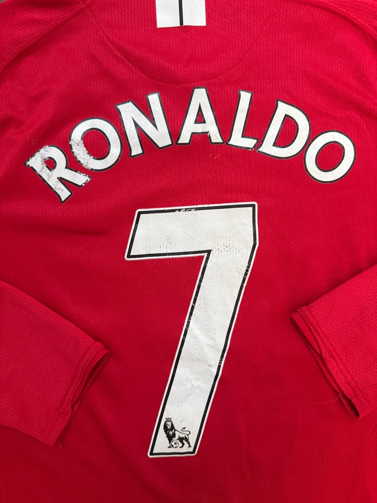 Nike Manchester United 2007/2008 Long Sleeve Home Shirt RONALDO 7 Mens Small1