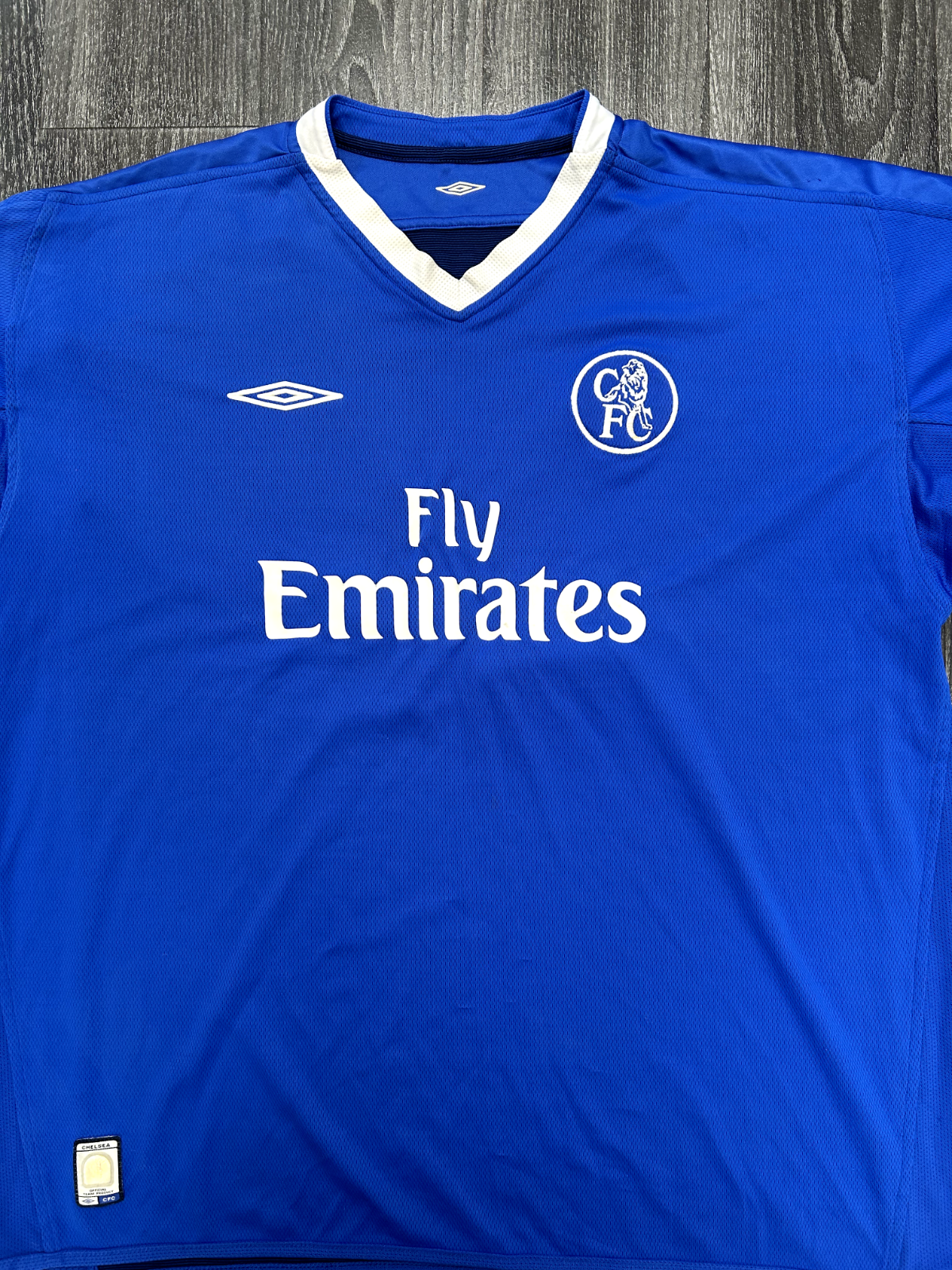 Original Authentic Umbro Chelsea 2003/2004 Home Shirt Duff 21 Mens XXL 2XL1