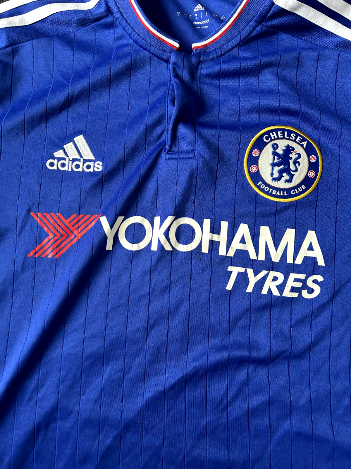 Original Authentic Adidas Chelsea 2015/2016 Home Shirt Large Mens1