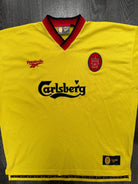 Original Authentic Reebok Liverpool 1997/1998 Away Shirt Mens XXL 2XL0