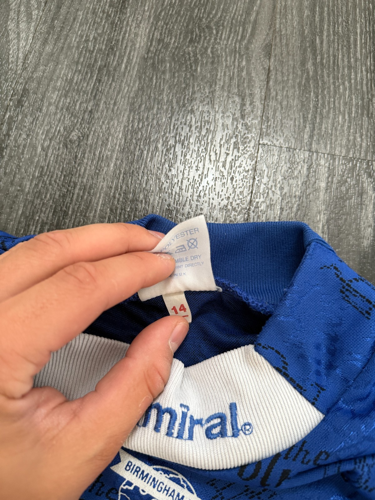 Original Admiral Birmingham City 1995/1996 Home Shirt Mens Extra Large XL6